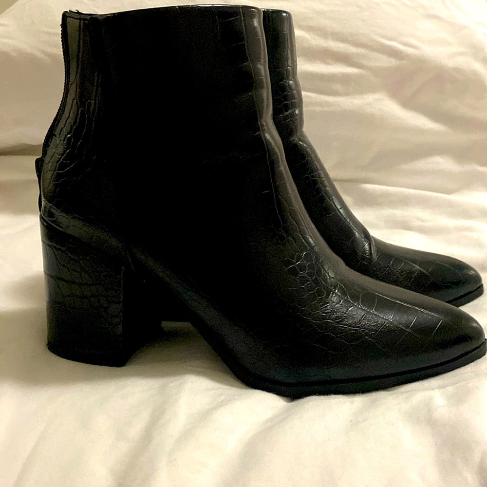 TOP MODA || Black Heeled Boots